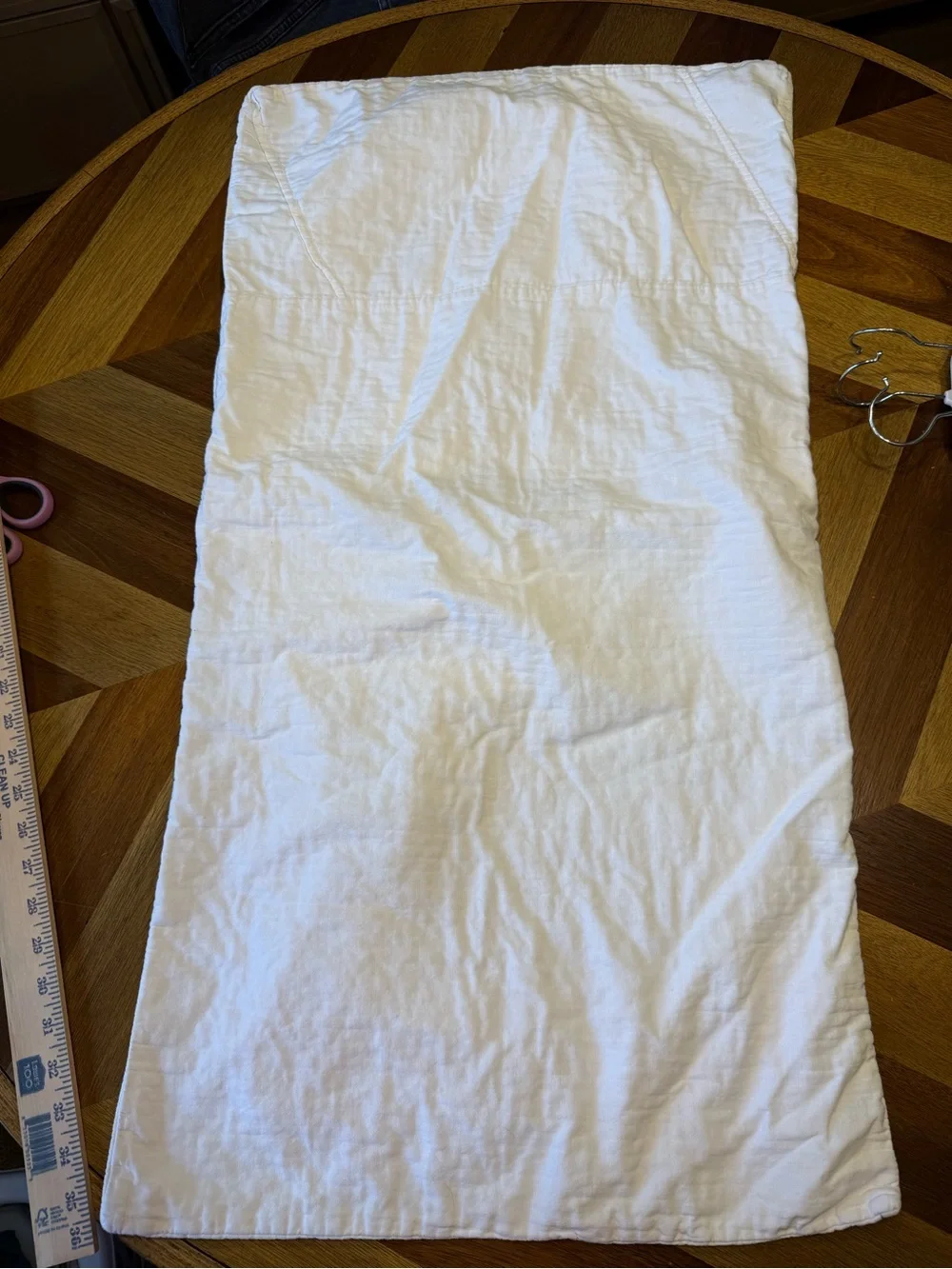 West Elm White Cotton Pillowcase - Soft White Bedding